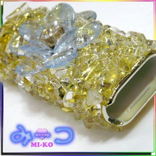 デコでキラキラ 姫 ライターケース クリスタル by-みーコ