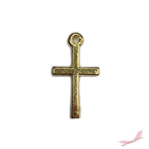 ミニ クロスチャーム ゴールド 19*10mm