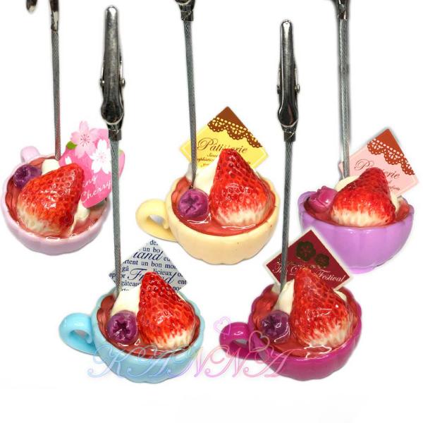 ミニカップのスイーツ メモスタンド by KANNA