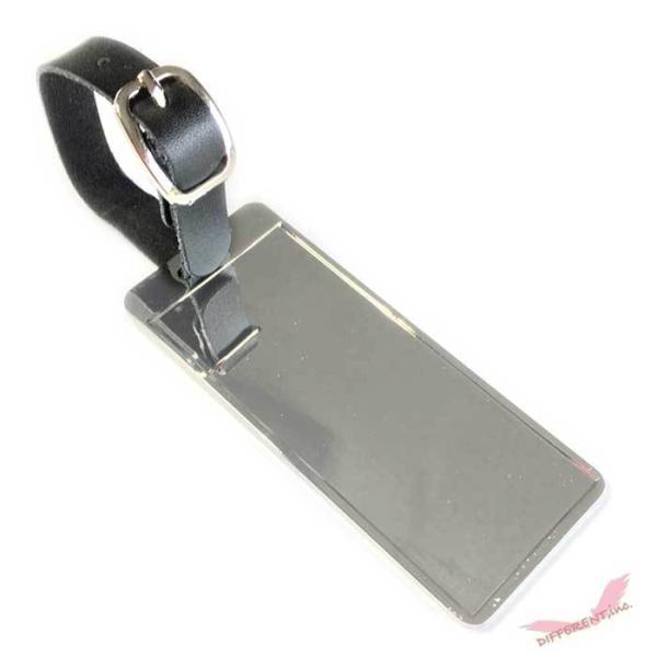 Golf Name Tag  Silver Metal ゴルフ ネームプレート デコ用 プレーンタイ...