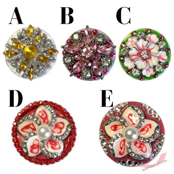 【アウトレット】お花系ゴルフマーカー