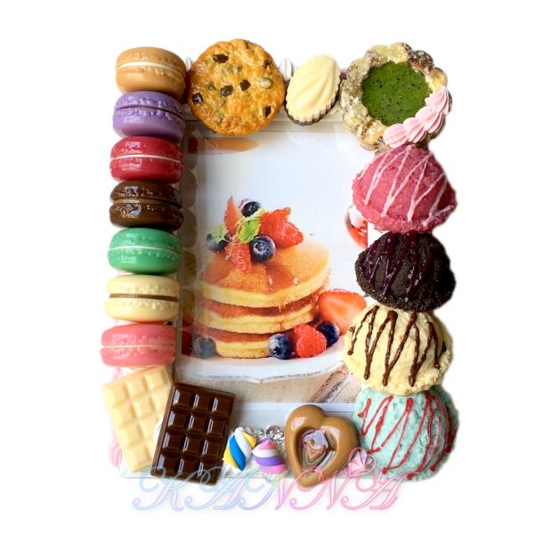 めちゃ可愛い♪リアルサイズのスイーツ盛りフォトフレーム 写真立て by KANNA