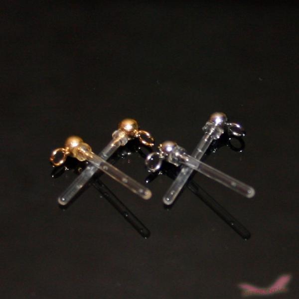 樹脂 ピアス 1ペア