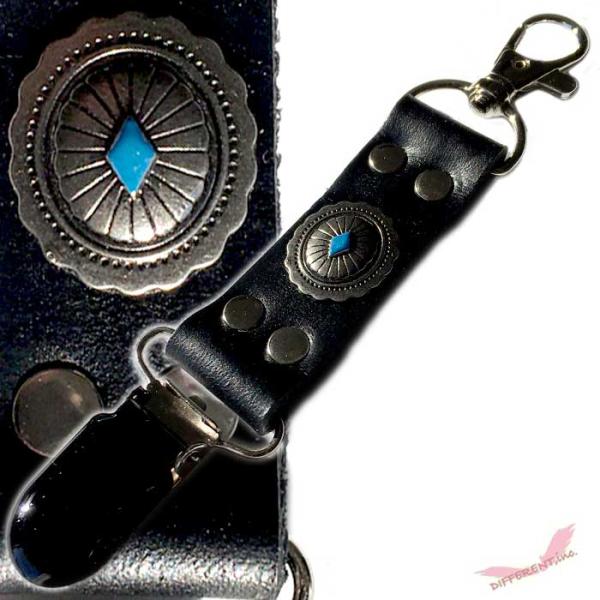 ゴルフ パターカバー ホルダー グローブ キャッチャー　コンチョ オーバル 本革