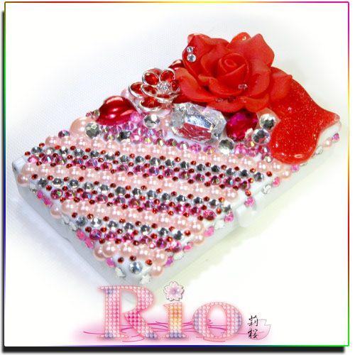 姫系 キラ☆キラ Sweet小物ケース ミラー付 デコ雑貨 by rio