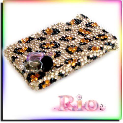 シンプル ヒョウ柄 デコミンティケース  by-rio