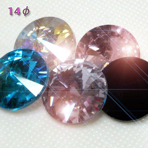 デコに盛りデコに Crystal 5Color ラウンドビジュー