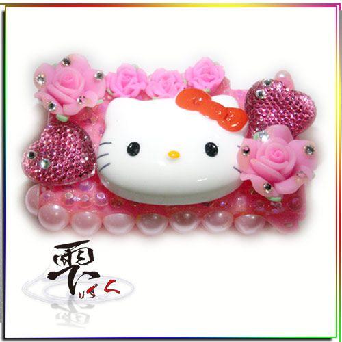 姫系 スワロ使用 Bigフェイスネコちゃんの ミンティケース 全デコ by-雫