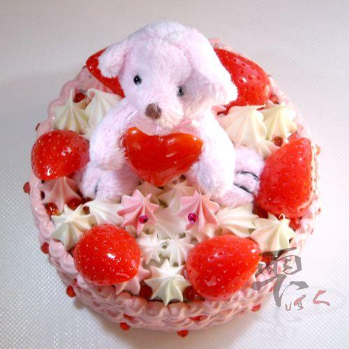 スイーツ姫系 ピンククマたんスイーツ 小物入れ   by-雫