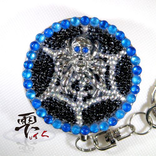 メンズ スカル スパイダー 携帯灰皿 デコ製品 by-雫