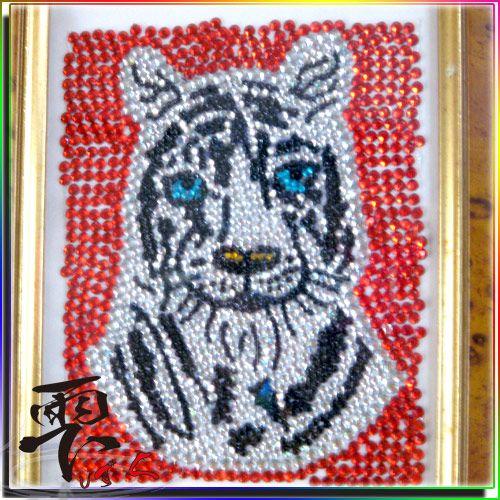 デコアート 題名 『虎』 by 雫