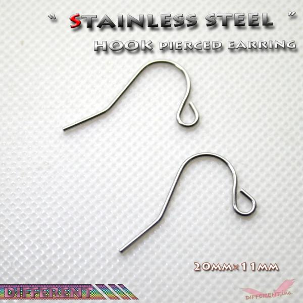 ステンレス製 フックピアス