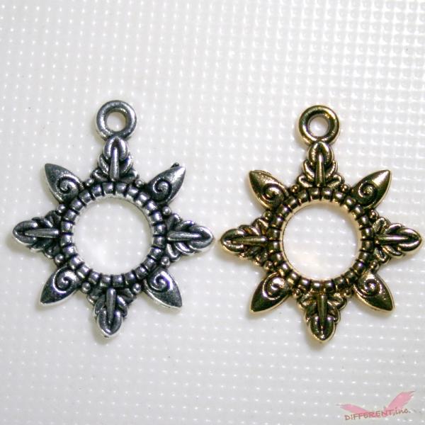 太陽をイメージしたチャームパーツ 22X18
