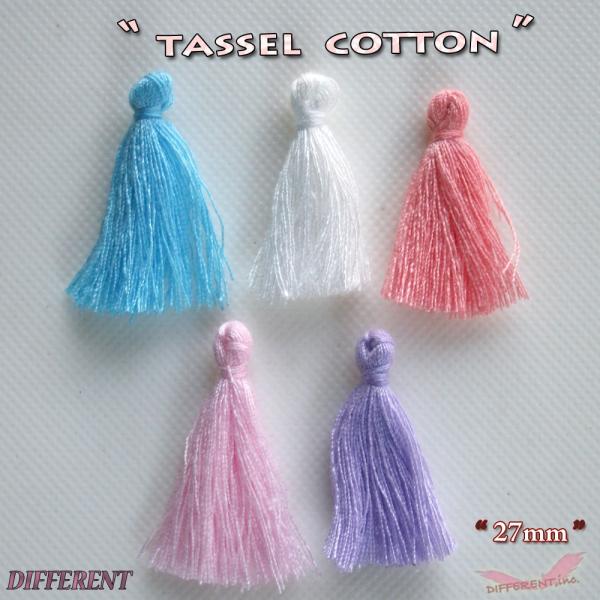 タッセル コットン製 イヤリング アクセサリーパーツに