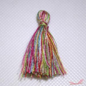 タッセル コットン製 イヤリング アクセサリー...の詳細画像4
