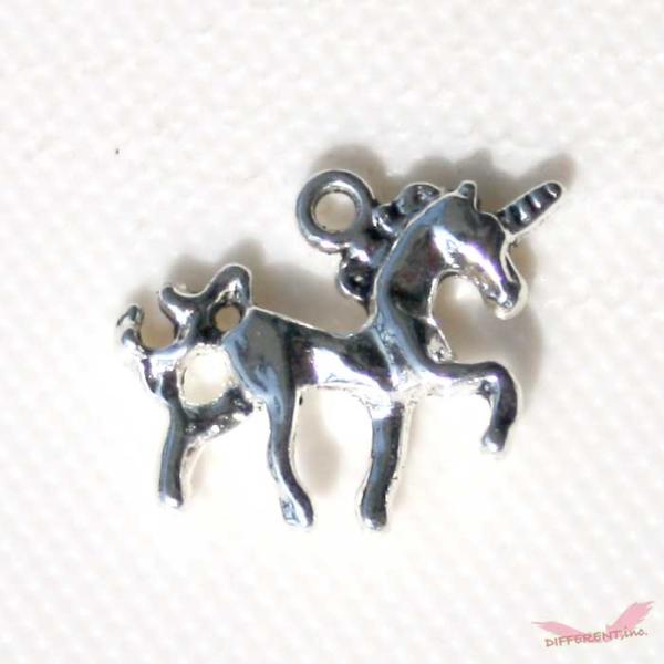 ユニコーン チャーム ヴィンテージシルバー ハンドメイド材料