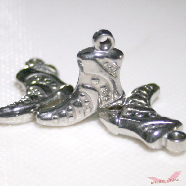 ウエスタンブーツ 3D メタルチャーム ヴィンテージ