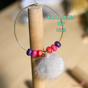 ウッドビーズ ラウンド 9Colorsの詳細画像4