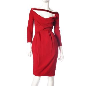 最新品超格安価格 のディースクエアード Dsquared2 ワンピース レディース S75ct0745s レッド ファッションなデザイン の