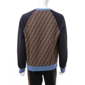フェンディー Fendi トレーナー プルオーバー スウェット 長袖 丸首 スウェット ファッション クルーネック 19年春夏新作 メンズ Fy0944 A65i ブラウン 19年春夏新作 Diffusion