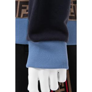 フェンディー Fendi トレーナー プルオーバー スウェット 長袖 丸首 スウェット ファッション クルーネック 19年春夏新作 メンズ Fy0944 A65i ブラウン 19年春夏新作 Diffusion