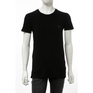 ディーゼル Ｔシャツアンダーウェア 半袖 丸首 クルーネック メンズ 00SHGV 0JAQX ブラック DIESEL