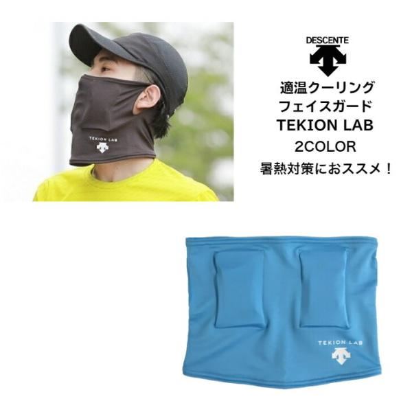 【メール便だと送料無料】暑熱対策 デサント DESCENTE 適温クーリングフェイスガード TEKI...