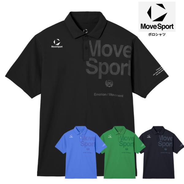 MOVESPORT ポロシャツ 半袖 ST6SHS02M メンズ トレーニングウェア UVカット 遮...