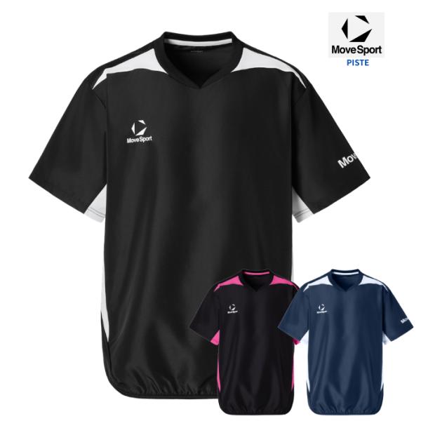 ムーブスポーツ 半袖ウインドピステ（ウインドジャック）（ST6SWBT0M） デサント ユニセックス