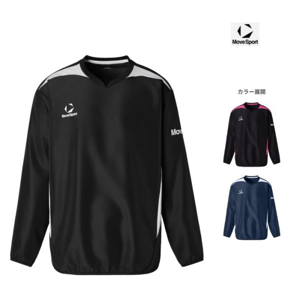 ムーブスポーツ 長袖ウインドピステ（ウインドジャック）（ST6SWBT1M） デサント ユニセックス