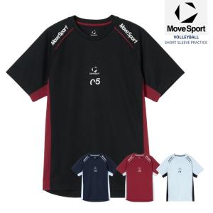MOVESPORT 半袖プラクティスシャツ SV6SHT06U バレーボール 半袖 練習着 バレー ムーブスポーツ メンズ レディース ユニセックス｜ディグ バレーとスポーツのお店