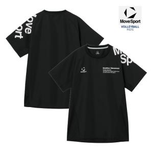 MOVESPORT 半袖ピステ SV6SWB02U バレーボール ピステ バレー ムーブスポーツ メンズ レディース 部活 練習着 ユニセックス