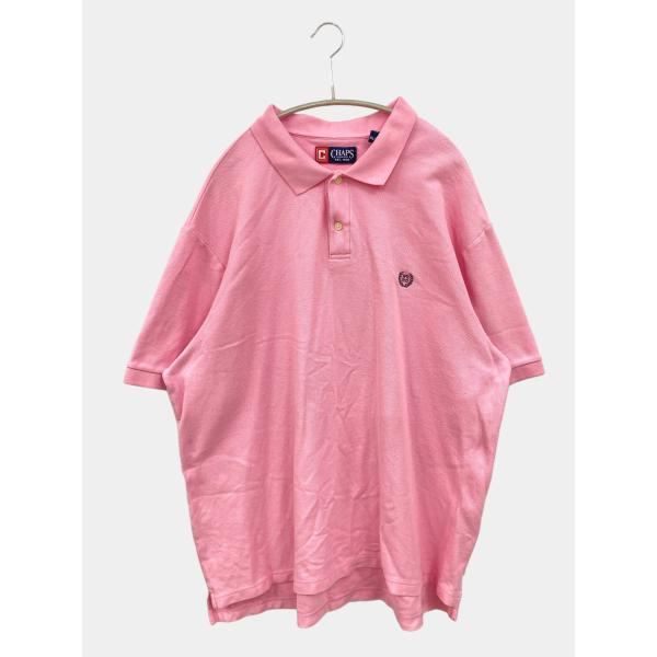 CHAPS チャップス ポロシャツ XXL ピンク メンズ レディース