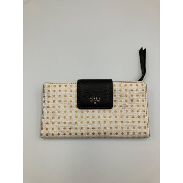 FOSSIL 財布 アイボリー レディース