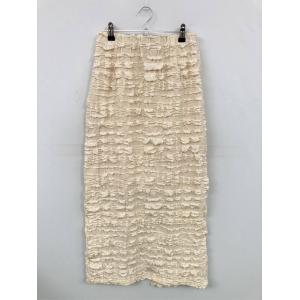 Bab バブ ロングスカート M アイボリー レディース