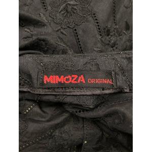 MIMOZA シャツ/ブラウス ブラック レー...の詳細画像2