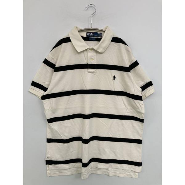 Polo by Ralph Lauren ポロバイラルフローレン ポロシャツ XL ホワイト ボーダ...