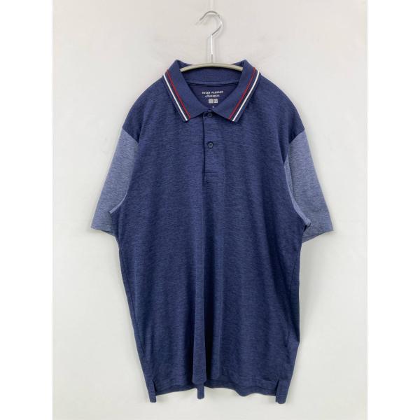 UNIQLO JW Anderson ユニクロジェイダブリューアンダーソン ポロシャツ XL ネイビ...