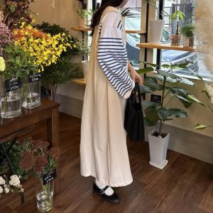 Bab バブ ワンピース M ベージュ 無地 ...の詳細画像2