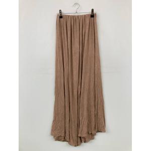 MINIMINI STORE ロングスカート ワンサイズ ベージュ レディース