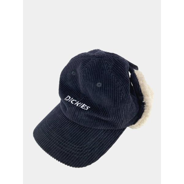Dickies ディッキーズ キャップ 57-59cm ブラック コーデュロイ ボア ベースボール ...