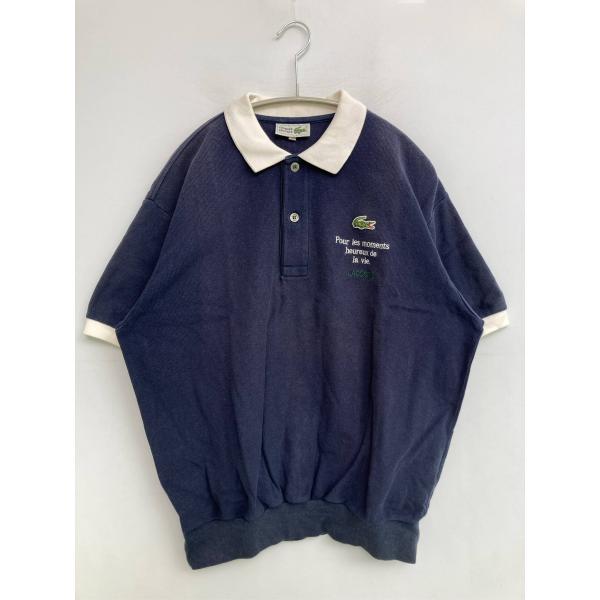 CHEMISE LACOSTE シュミーズラコステ ポロシャツ 3 ネイビー ブランドロゴ 刺繍 半...