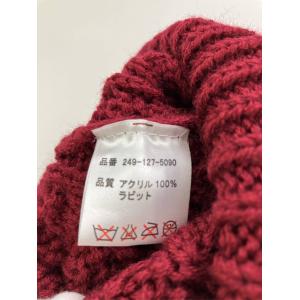 ハニーズ ニットキャップ/ビーニー レッド レ...の詳細画像2