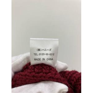 ハニーズ ニットキャップ/ビーニー レッド レ...の詳細画像3