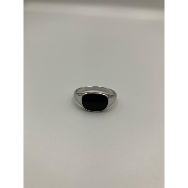 リング シルバー その他金属 オニキス メンズ レディース