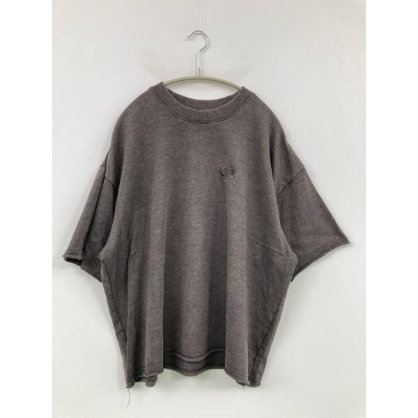 Anchor Smith アンカースミス スウェット M グレー コットン ワンポイント 半袖 メン...