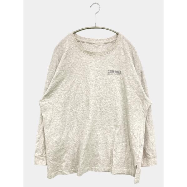 studio CLIP スタディオクリップ Tシャツ/カットソー F グレー 無地 バックプリント ...