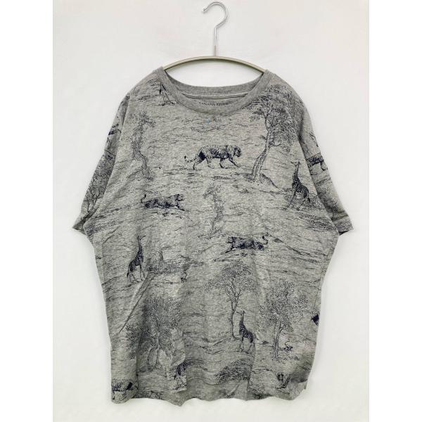 BANANA REPUBLIC バナナリパブリック Tシャツ/カットソー L グレー その他総柄 ミ...