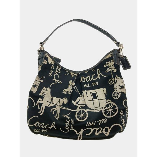 COACH コーチ ハンドバッグ ブラック レディース