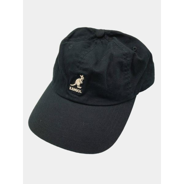 KANGOL カンゴール キャップ ブラック コットン レザー・本革 ベースボール メンズ